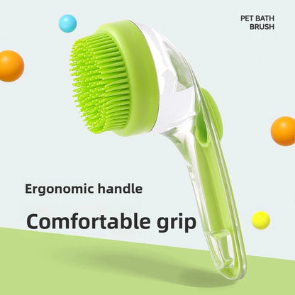 Pet dog bath brush, cat bath brush, bathing massage brush, magical pet bathing and massage scrub brush