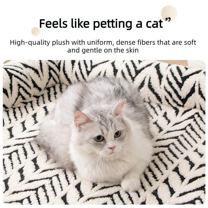 New Pet Mat-Original & Thickened Non-Slip Plush Pet Mat, Warm Sofa Style Dog & Cat Bed, Nordic Pet Accessories for Home
