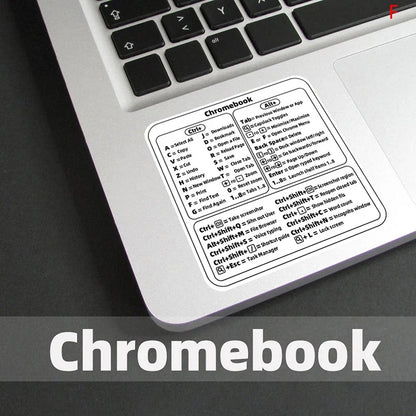 Windows PC Keyboard Shortcut Sticker | Quick Reference Decal for Laptop Desktop