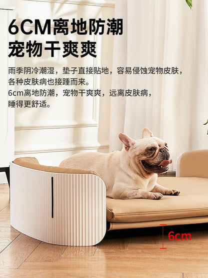 The kennel can be disassembled and washed, the pet sofa is universal cat kennel dog bed for all seasons