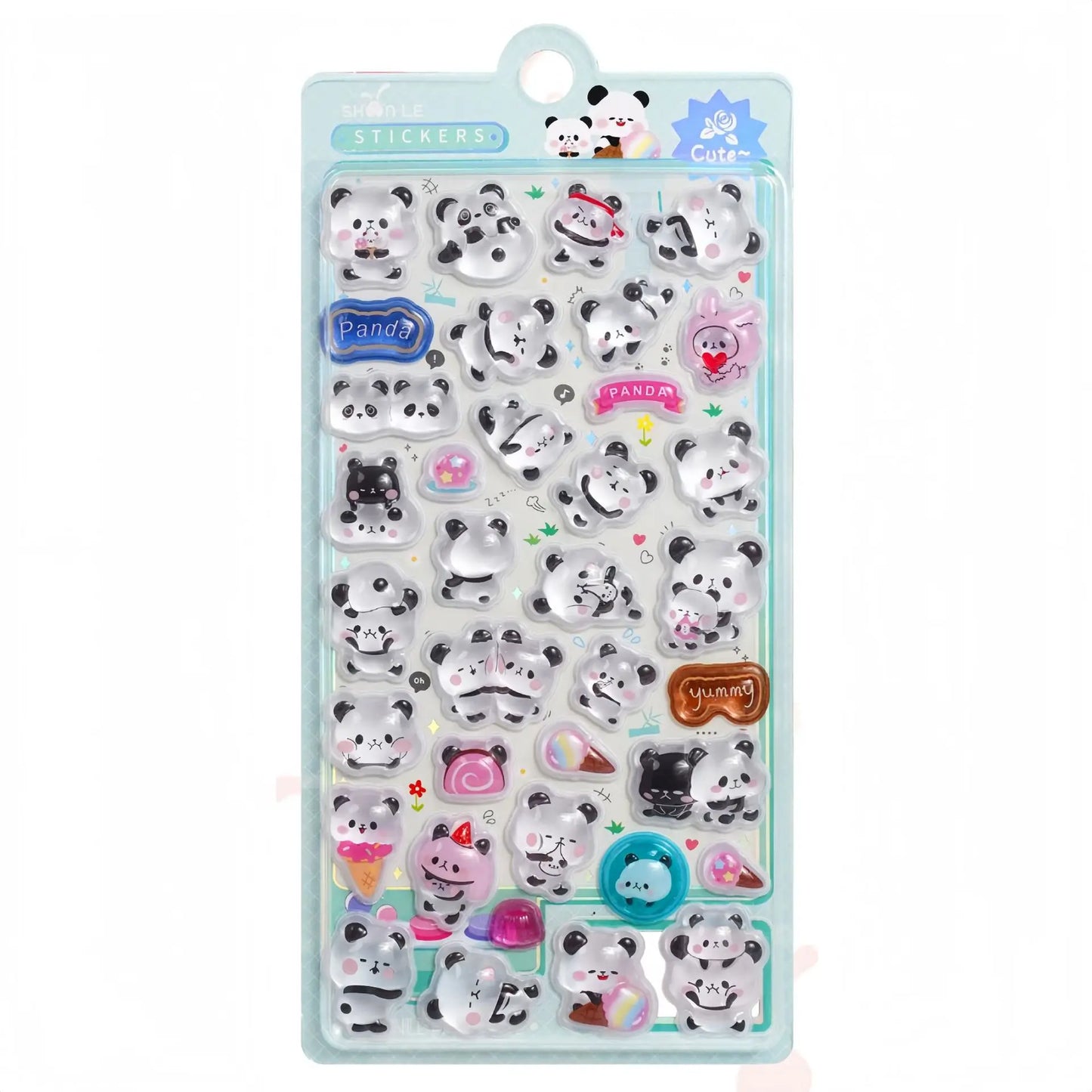 3D Food Stamping Seal Sticker | Japanese Anime Decorative Craft Stickers for Kids