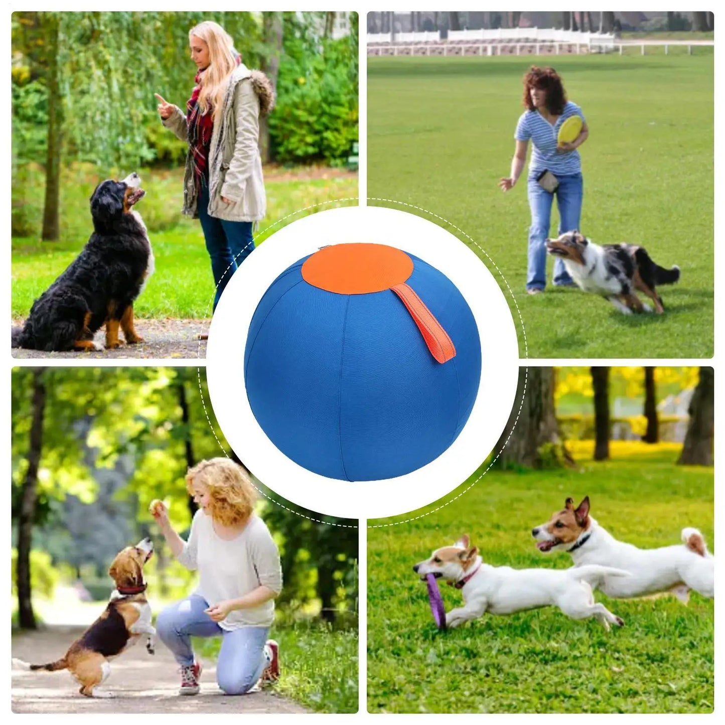 Dog Interactive ball Toys Children Large Balls Dog Outdoor Training Balls Pet Sporty Bite Chew Teething Ball