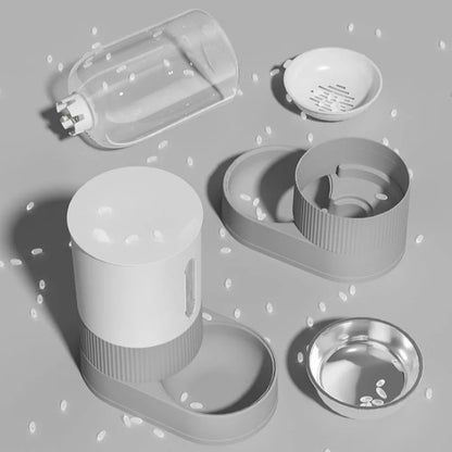 Transparent Automatic Pet Feeder Large Capacity Detachable Pet Water Dispenser Plastic Spill Proof Pet Water Fountain