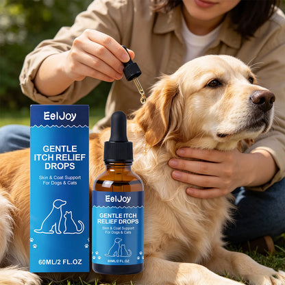 Pet Skin Care Drops Nourishing Fur Relieve Itching & Discomfort Reduce Scratching Moisturizing Gentle Pet Skin Soothing Liquid