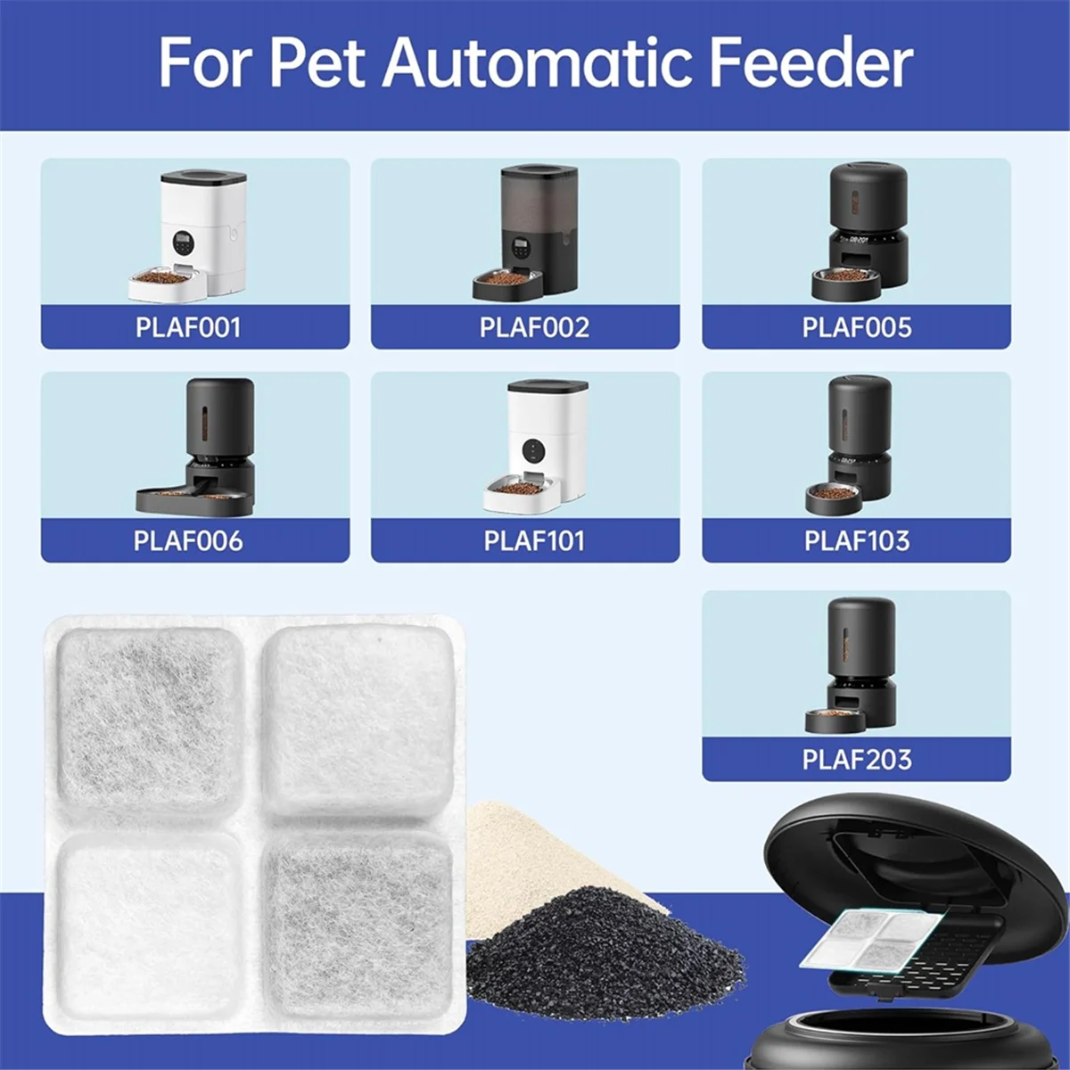 24-Pack for Petlibro Feeder Desiccant Bags for Dry Food StorageJAS