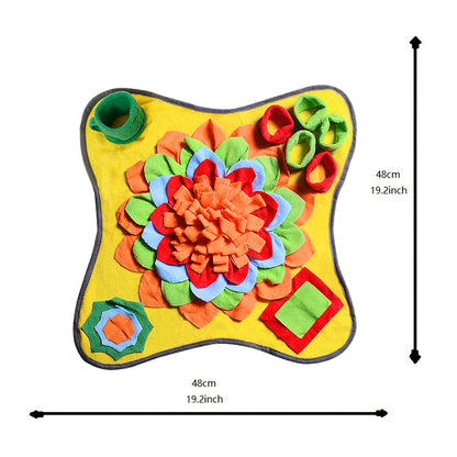 Good Pet Snuffle Mat for Dogs,Interactive Feed Puzzle for Boredom,Encourages Natural Foraging Skills