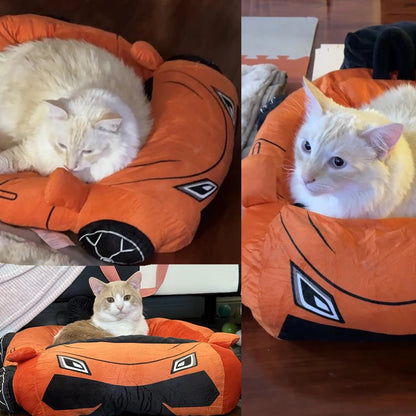 Supercar Cat Beds Kitten Bed Soft and Cozy Small Dog Beds with Pillow Washable Pet Mat for Puppy Kitty Funny Cats Toys Supplies