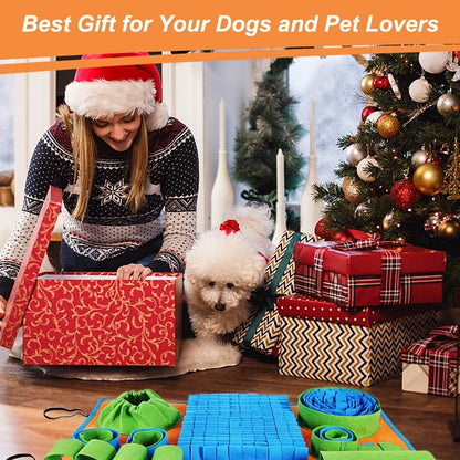 Pet Snuffle Mat for Dogs, Interactive Slow Feeder Sniff Pad for Small Dogs & Cats, Puzzle Toy for Boredom & Mental Stimulation