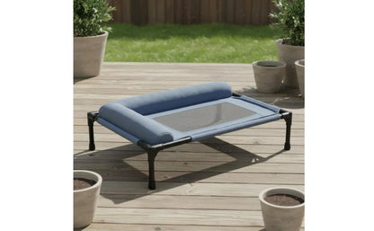 Elevated Pet Bed All-Sekkon Use Raised Dog and Cat Bed Pet Cot Moisture-Resistant Easy to Clean for Dogs, Travel, Patio