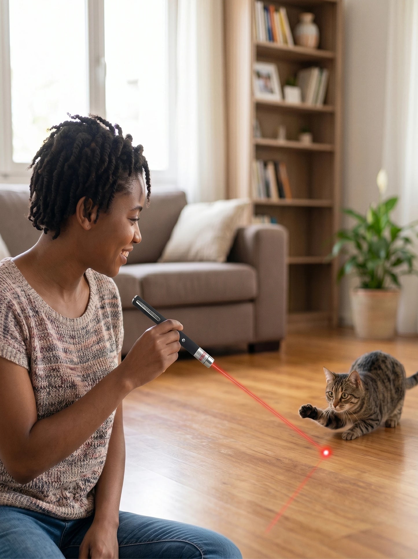Portable Pet Training Pen, Funny Interactive Toy for Cats Dogs Indoor Activity