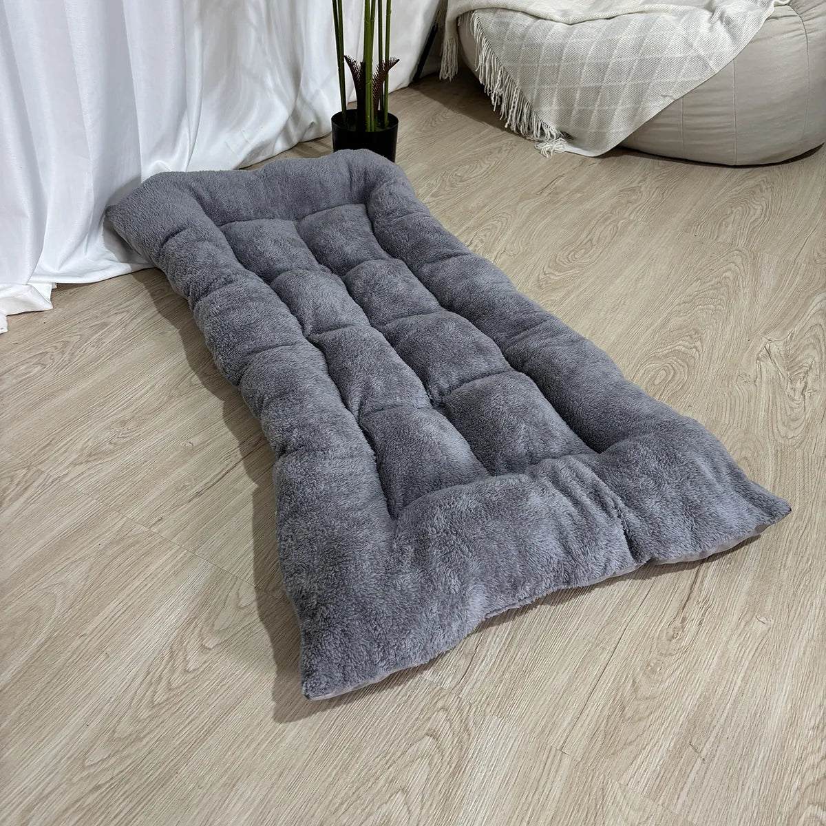 Dog Pet Beds 120*60cm Extra Large Plush Dog Bed Sofa Thickened Super Soft Polyester Pet Mat Dog Crate Mat Bed For Large Dog Bed