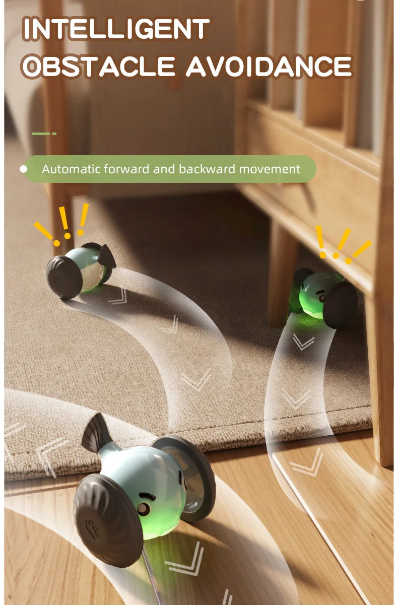 New pet self entertainment toy car, cat teasing tool, electric flying fish, intelligent running car, cat toy