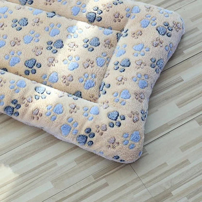 Portable Dog Sleeping Bed Mats Pet Blanket Plush Washable Cat Sofa Bed Mat Home Travel Comfortable Warm Soft Flannel relax Towel