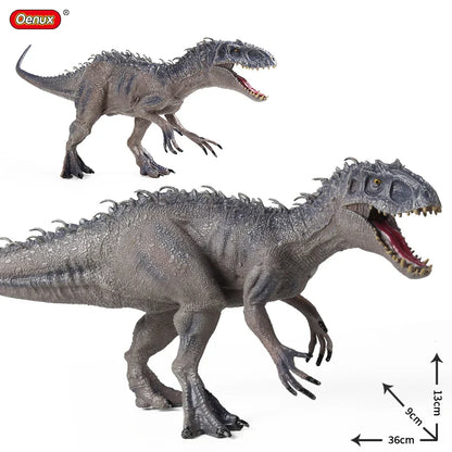 Oenux Jurassic Dinosaurs Action Figures Set | 5 Realistic PVC Models Collection Toy