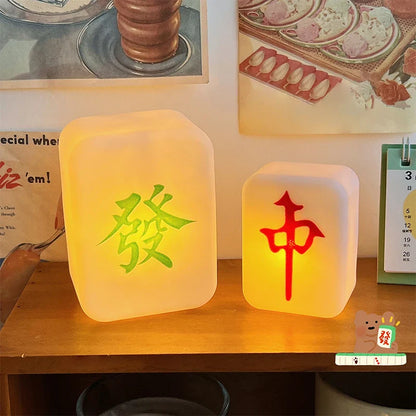 Mahjong Night Light | Soft LED Sleep Light with Eye Protection