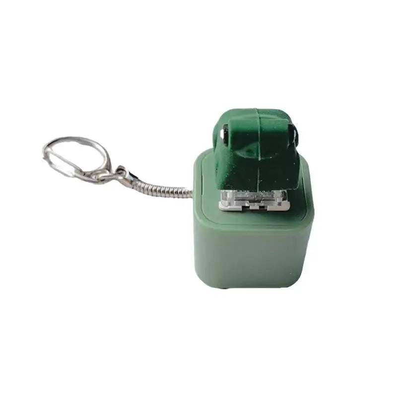 Funny Croaking Frog Duck Keychain | Rechargeable Fidget Clicker with LED Light