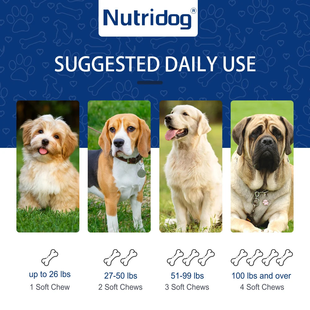 Flea & Tick Chews For Dog with Garlic Flaxseed | Skin Health Support & Bites Prevention - Chicken flavor 120 Soft Chews