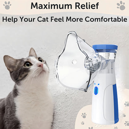 Pet Asthma Inhaler Nebulizer for Respiratory Relief Easy-to-Use Veterinary Animals Device Promotes Pet Health