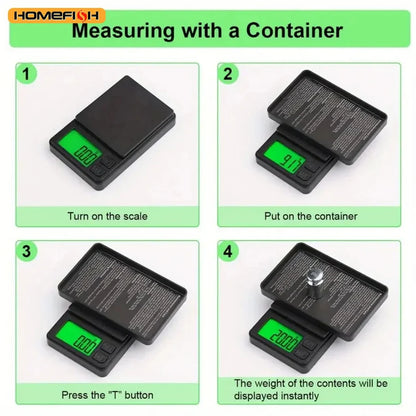 Mini Jewelry Scale | Digital Pocket Scale with 500g/0.01g Precision