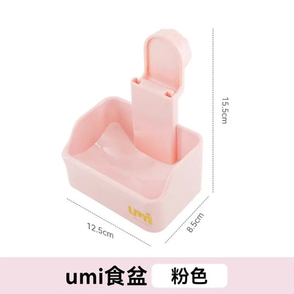 Large-capacity Rabbit Food Bowl with Secure Base Durable and Bite-resistant