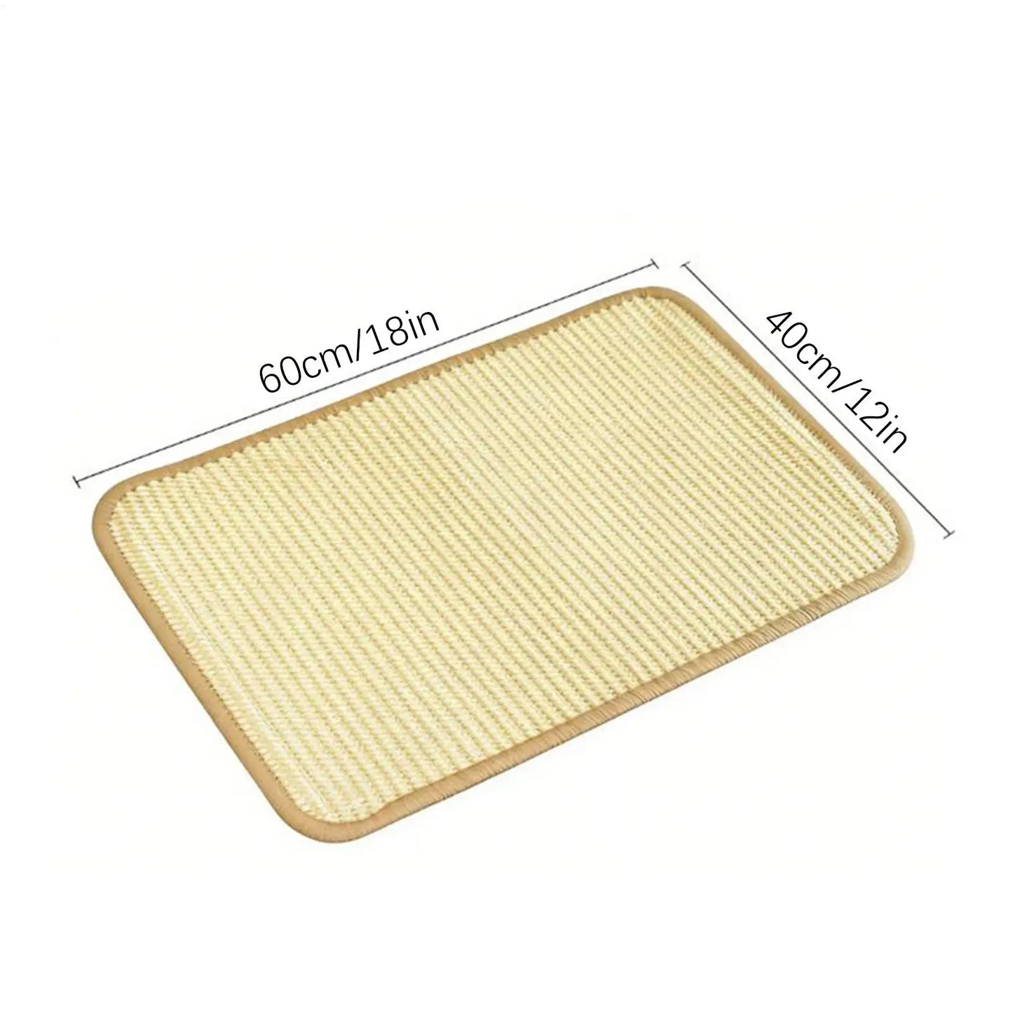 Rabbit Scratching Mat Indoor Foraging Scratcher Rug 15.7x23.6 In Scratch Board For Cage Hutch Floor Home Resting Biting Sleeping