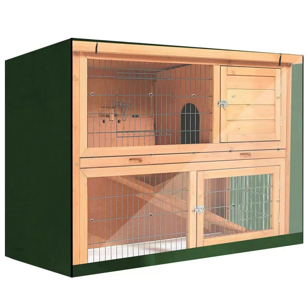 Heavy-Duty Rabbit Cover,Durable Oxford Fabric Rabbit Cover -All-Season Effective Protection,Scratch-Resistant Pet Cage Protector