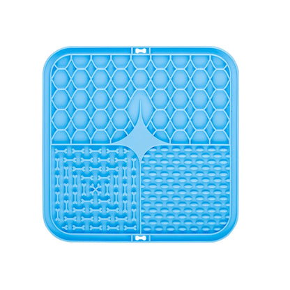 Pet Lick Silicone Mat Slow Feeder Dog Food Plate Bathing Distraction Sucker Training Feeder Supplies for Dogs