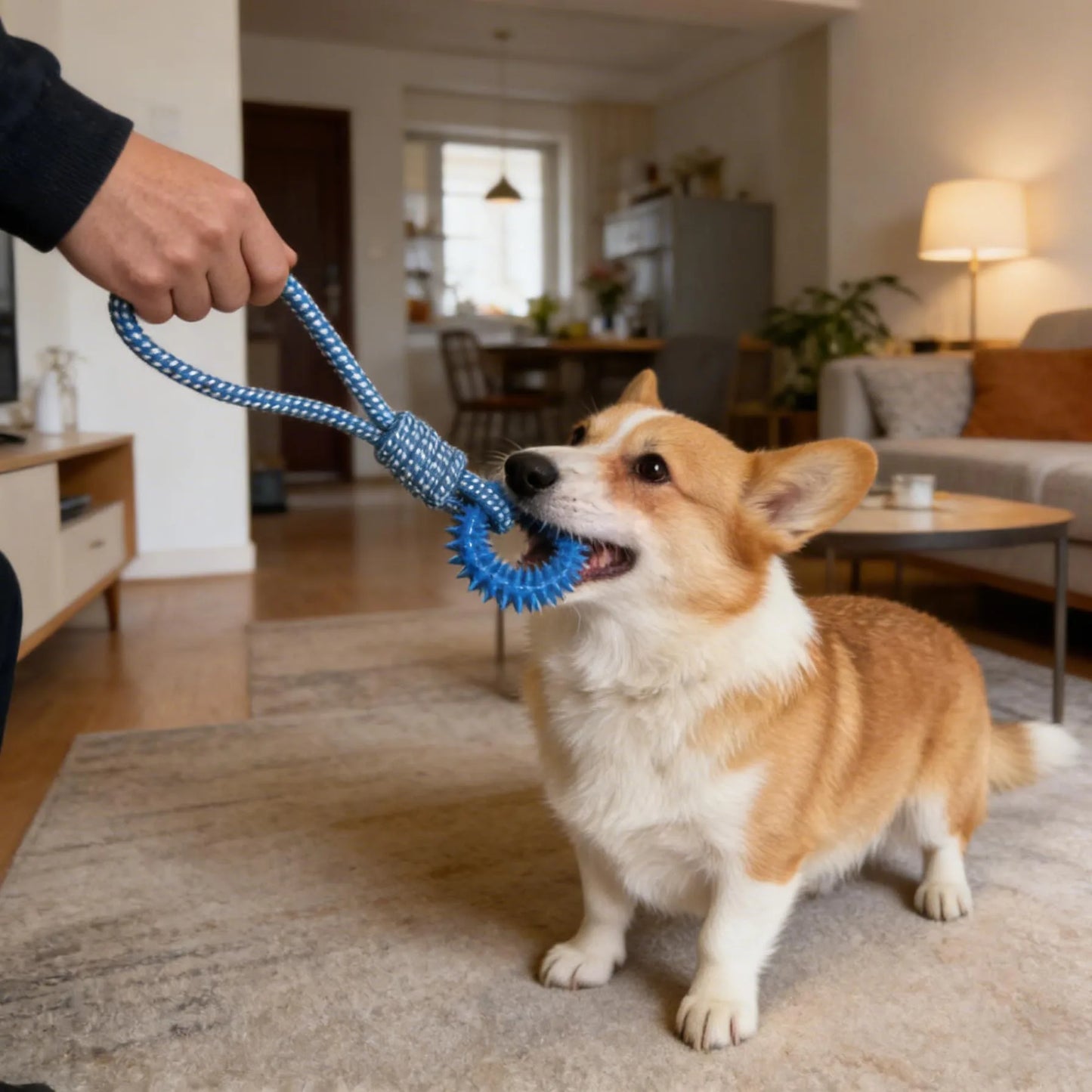 Dog Chew Toy Pet Tug Toy, Pet Interactive Training Toy for Small and Medium Dogs, Inside the room Training toy