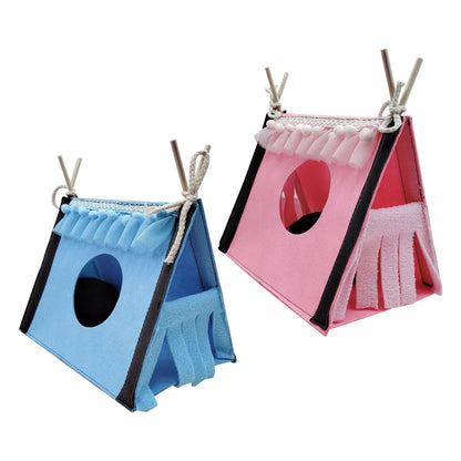 Guinea Pig Hideout Tunnel Tent Hamster Hideout Tent Rabbit Rat Tunnel House Small Animal Tube Warm Habitat