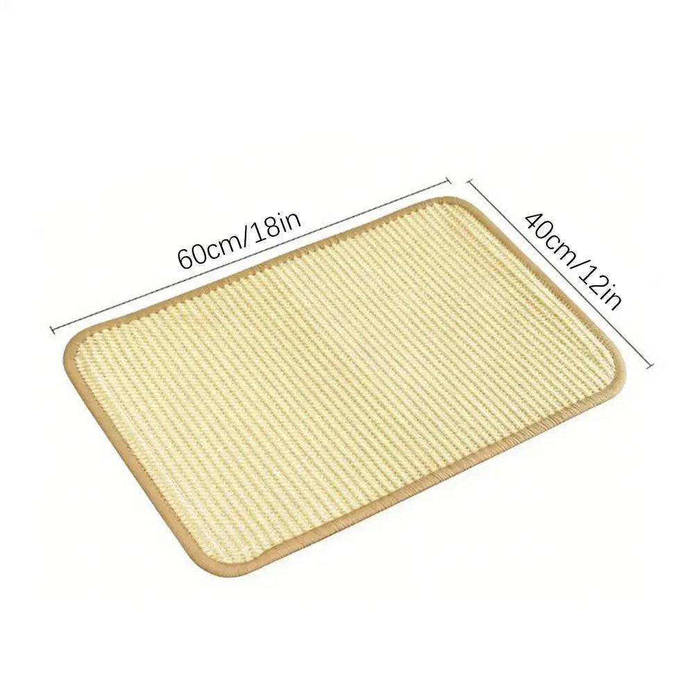 Rabbit Scratching Mat Indoor Foraging Scratcher Rug 15.7x23.6 In Scratch Board For Cage Hutch Floor Home Resting Biting Sleeping