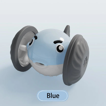 New pet self entertainment toy car, cat teasing tool, electric flying fish, intelligent running car, cat toy