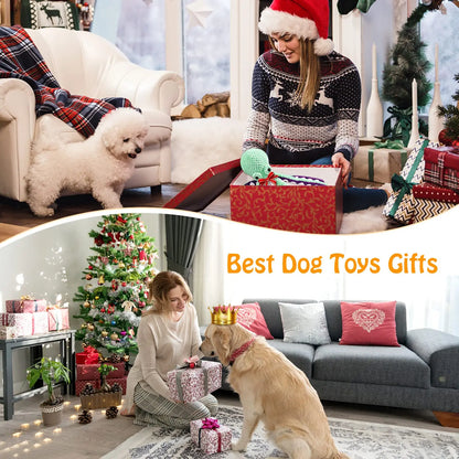 Pet Octopus Dog Toy,Indestructible Dog Toys for Aggressive Chewers,Squeaky Interactive Dogs Anxiety Toy for Small and Large Dogs