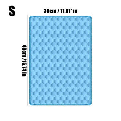Pet Cooling Mat Chew-Resistant Cushion Pet Cats Bed Cooling Mat for Small Medium Large Breeds Animals Resting Camping Travel