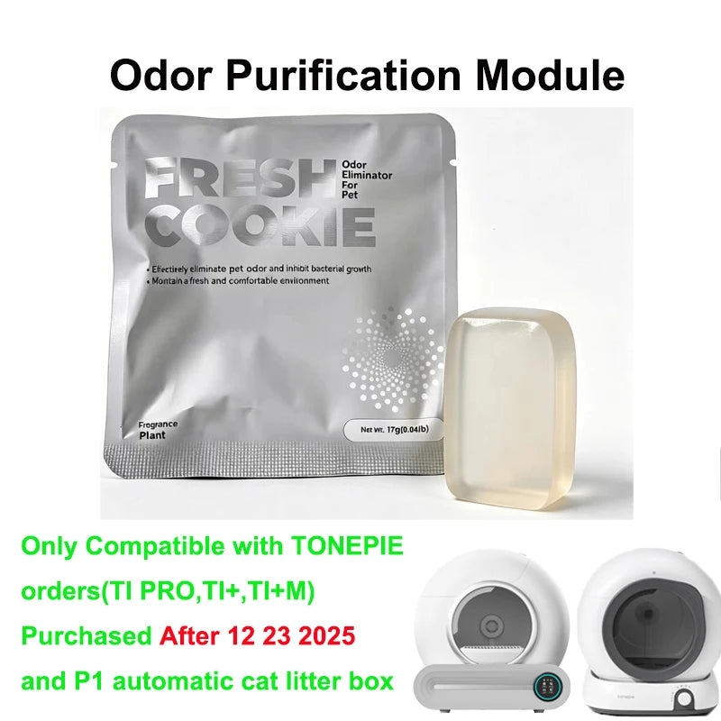 3 Pack Pet Odor Deodorant Gel Compatible With Tonepie P1 TI PRO/TI+M Cat Automatic Litter Box Orders Purchased After12 23 2025