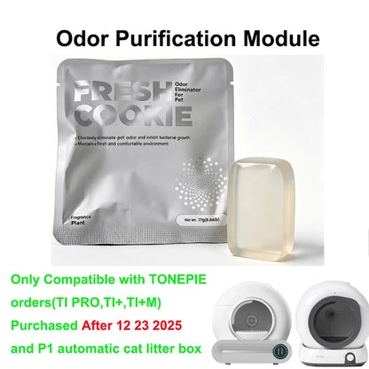3 Pack Pet Odor Deodorant Gel Compatible With Tonepie P1 TI PRO/TI+M Cat Automatic Litter Box Orders Purchased After12 23 2025