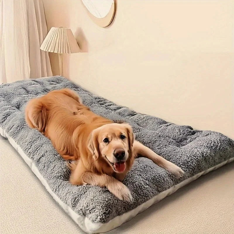 Dog Pet Beds 120*60cm Extra Large Plush Dog Bed Sofa Thickened Super Soft Polyester Pet Mat Dog Crate Mat Bed For Large Dog Bed