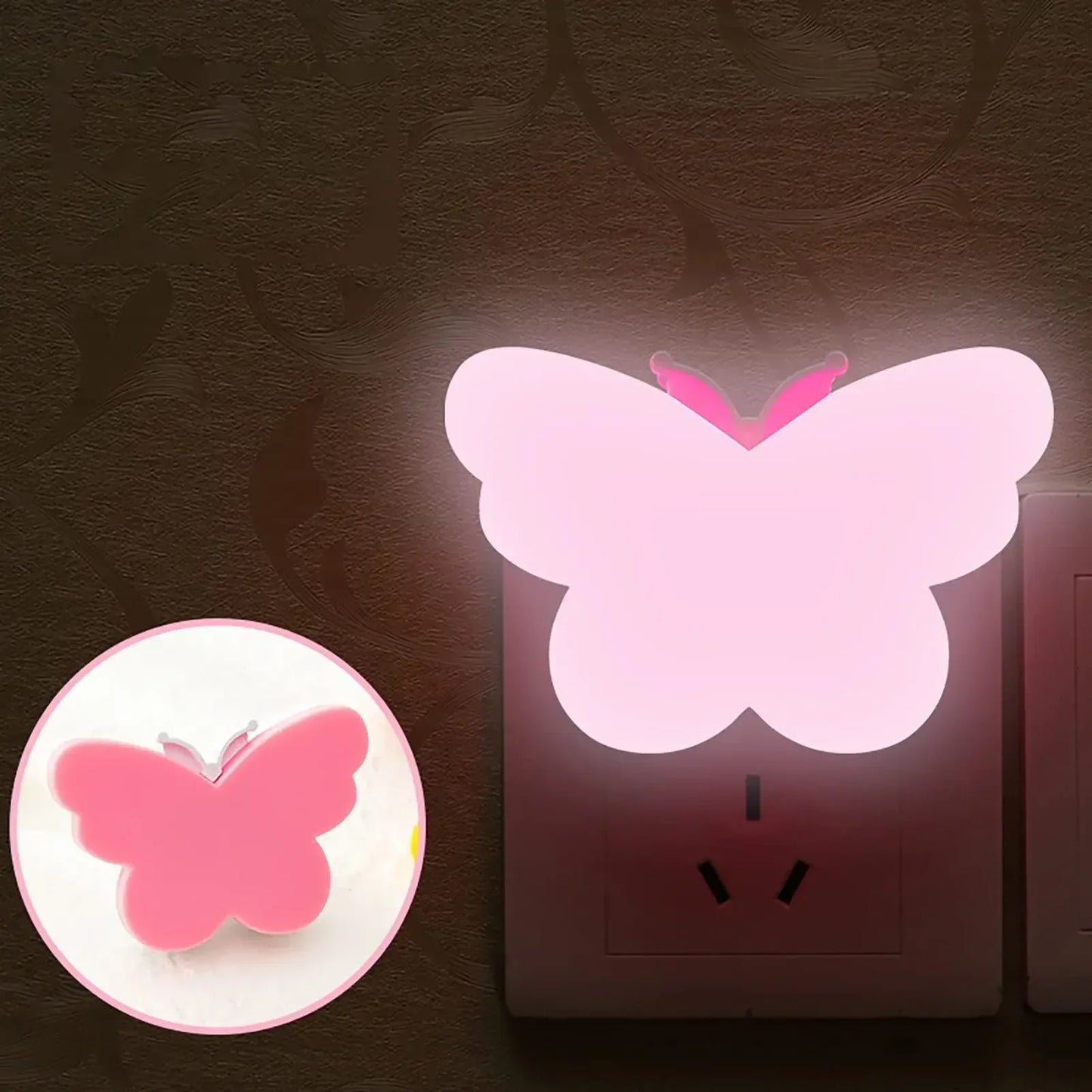 Butterfly LED Night Light | Smart Sensor Plug-in Room Decor