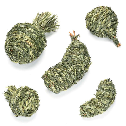 Small Animals Chewing Balls Grinding Biting Chewable Teething Activity Toys for Guinea Pigs Other Small Animals Rabbits Bunny