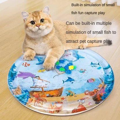 100x100cm Pet Water Bed Pat Mat Injectable Cooling Pad Summer Cooling Scratch Resistant Universal for Cats Dogs Pet Supplies