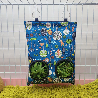 Rabbit Hay Bag Hay Dispenser For Guinea Pig Chinchilla Food House For Hay Guinea Pigs Feeder Hay Bag For Rabbits Pet Products