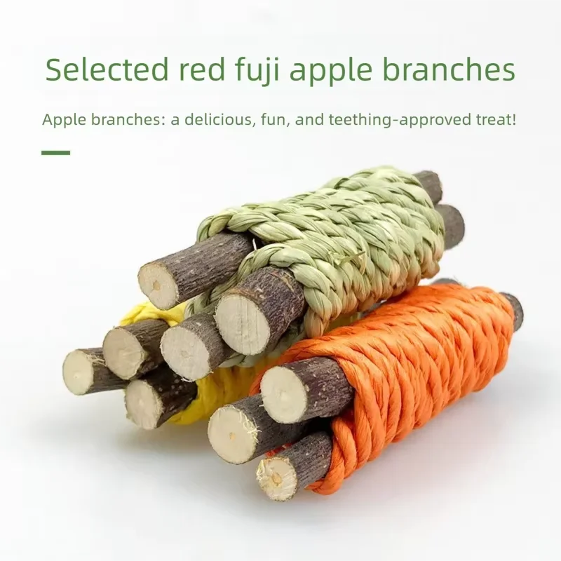 Toys for Rabbits Pets Pet Guinea Pig Dragon Cat Fun Toy Hamster Rabbit Tooth Grinding Set Pet Tooth Grinding Snack