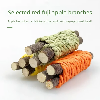 Toys for Rabbits Pets Pet Guinea Pig Dragon Cat Fun Toy Hamster Rabbit Tooth Grinding Set Pet Tooth Grinding Snack