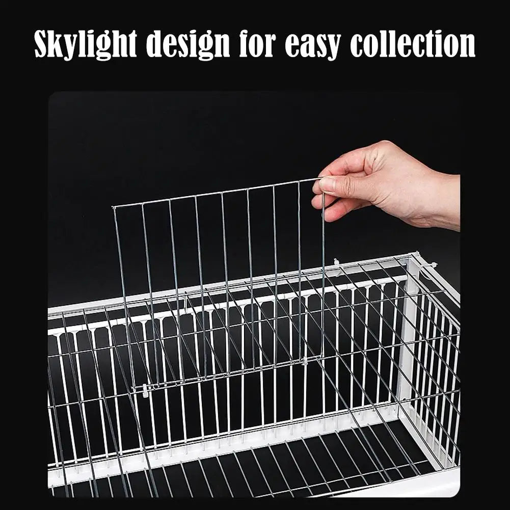 Auto Trap Bird Cage Rabbit Cage Mouse Cage Entry Only No Exit Thickened Encrypted Automatic Pigeon Collecting Portable Bird Cage