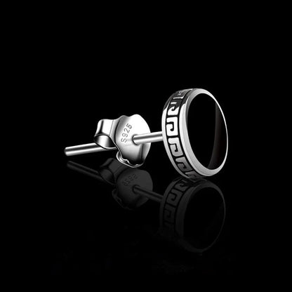 LiHong 925 Silver Men's Single Earring | Street Punk Hip-Hop Jewelry