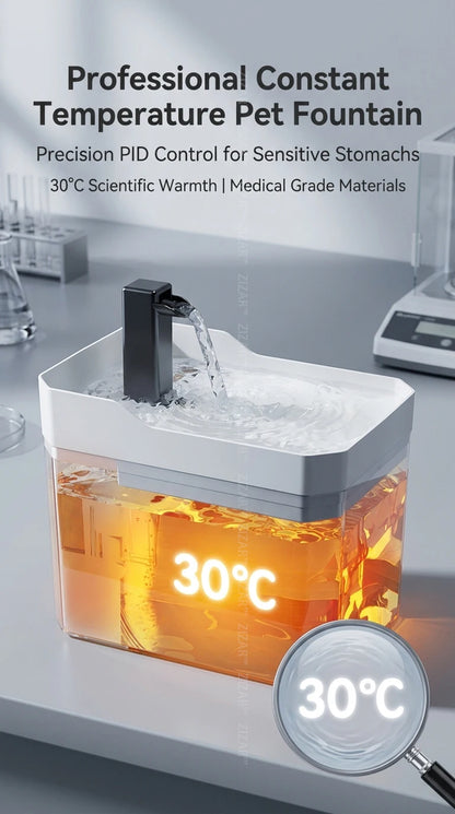 Pet Drinking Fountain Automatic Cat Water Fountain Smart Pet Water Dispenser for Dog Cat Constant Temperature Drinking Supply