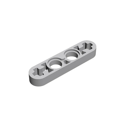 Gobricks GDS-690 Technical Liftarm Thin 1 x 4 with Axle Holes | Compatible Building Block Part 32449