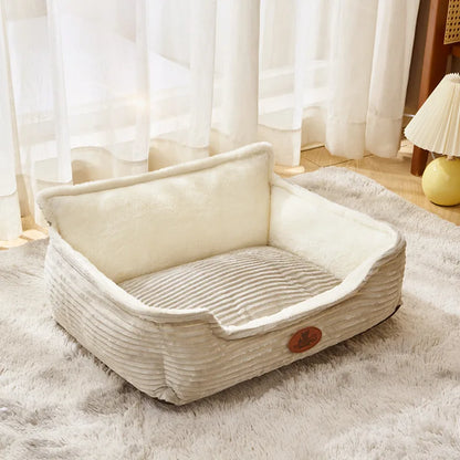 Pet Bed for Dogs and Cats Washable Dog Sofa for Small To Medium Breeds All-Season Mat Cozy Durable Dog Accessories Pet Supplies