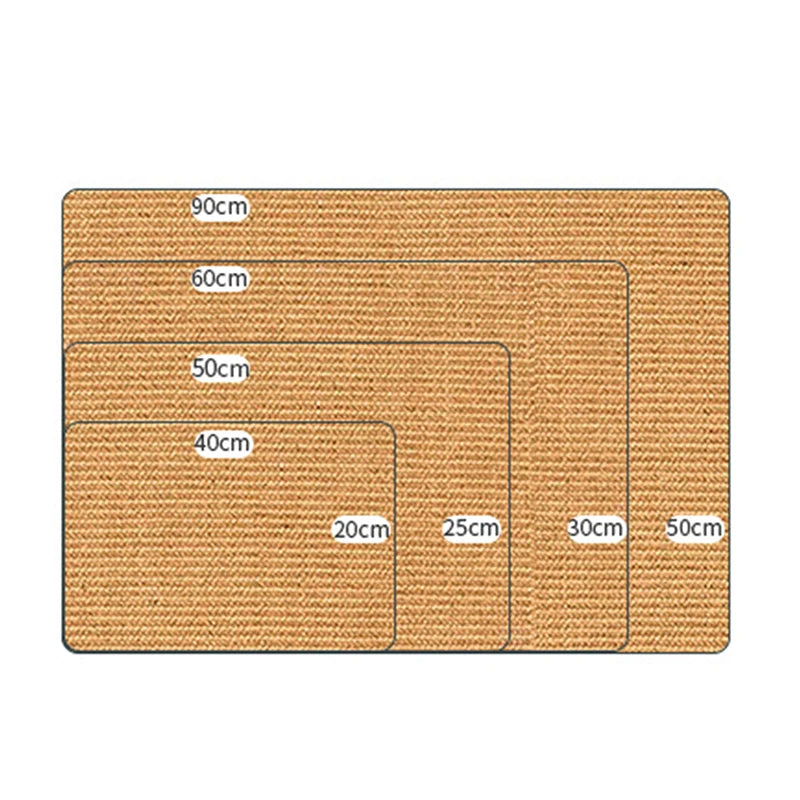 Durable Sisal Cat Scratch Pads, Cat Wall Pads, Sofa Claw Grinding Pads, Scratch Board Wall Stickers Cat Pet Toys Pet Accessories