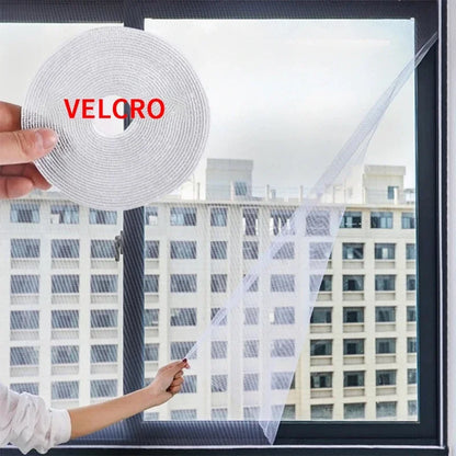 Self-Adhesive Mosquito Screen Window Net | DIY Insect Mesh for Doors and Windows