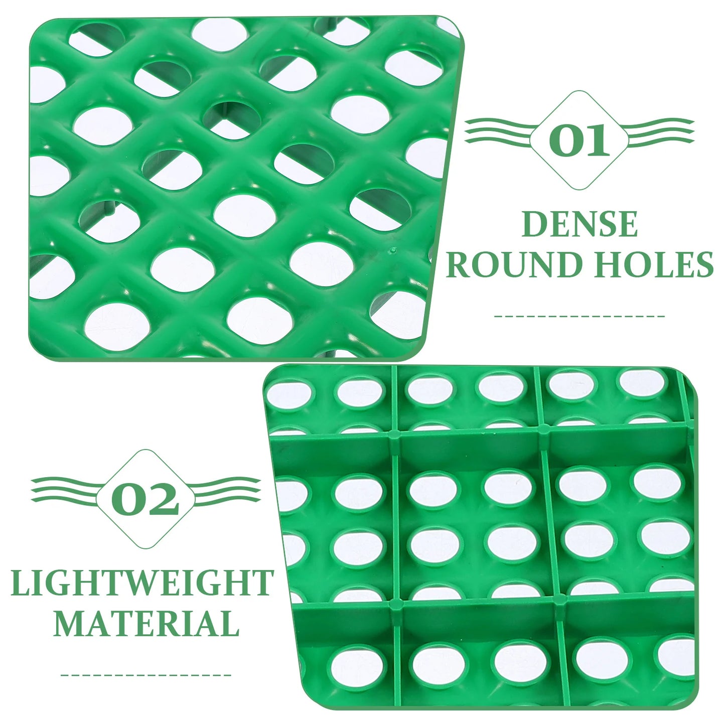 Rabbit Cage Pad Plastic Drainage Floor Mat For Bunny Safe Easy Clean Pet Cage Base Plate Isolation Mat Litter Tray